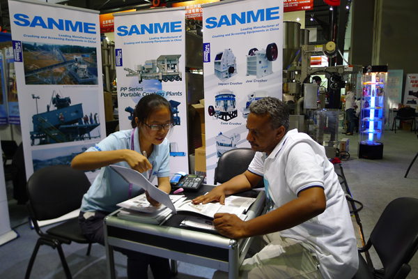 SANME Went to the International Market in Canton Fair